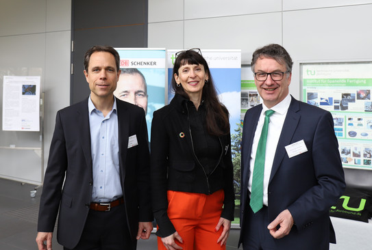 Keynote Speaker Dr. Joachim Weise, Dr.-Ing. Maria Tsavachidis und Prof. Dr.-Ing. Uwe Clausen