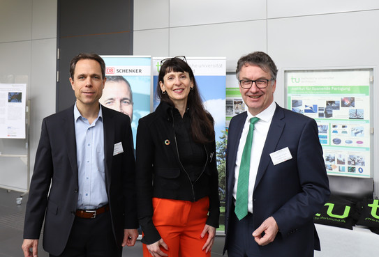 Keynote Speaker Dr. Joachim Weise, Dr.-Ing. Maria Tsavachidis und Prof. Dr.-Ing. Uwe Clausen