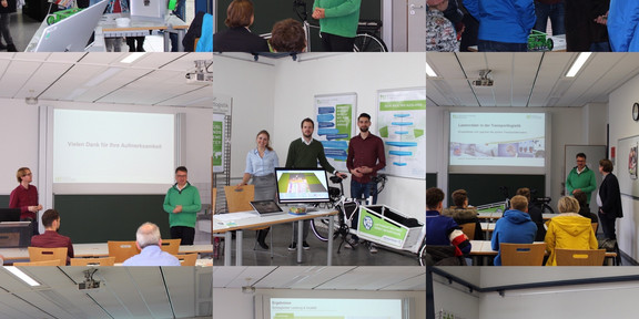 Tag der offenen Tür 2019 Fotocollage von einem Tag der offenen Tür an der TU Dortmund