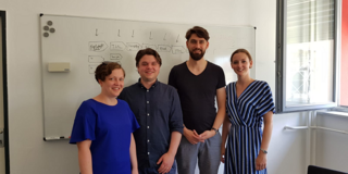 DLR Workshop Berlin 2019 Gruppenfoto mit zwei Frauen und zwei Männern