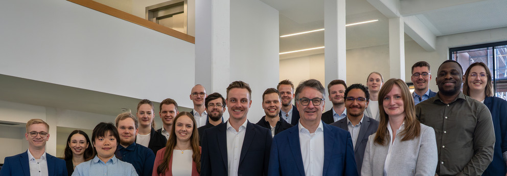 ITL-Gruppenbild, MitarbeiterInnen des Intsituts für Transportlogistik der TU Dortmund